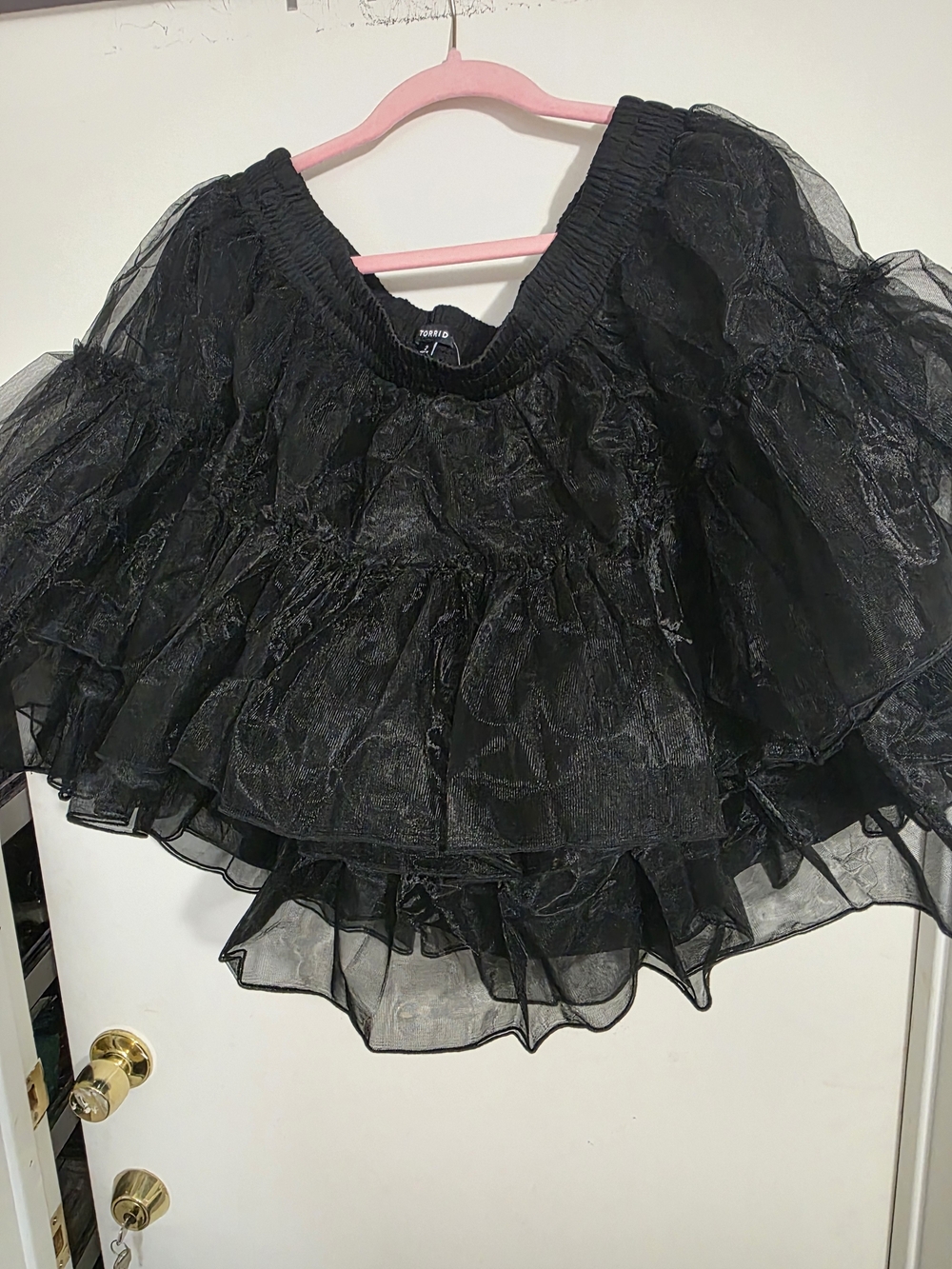 torrid Size 2  Black Layered Organza Tutu